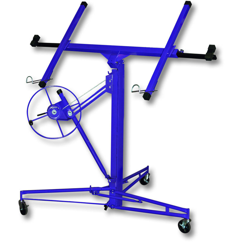 11 Ft Plasterboard Lifter Rolling Casters Panel Hoist