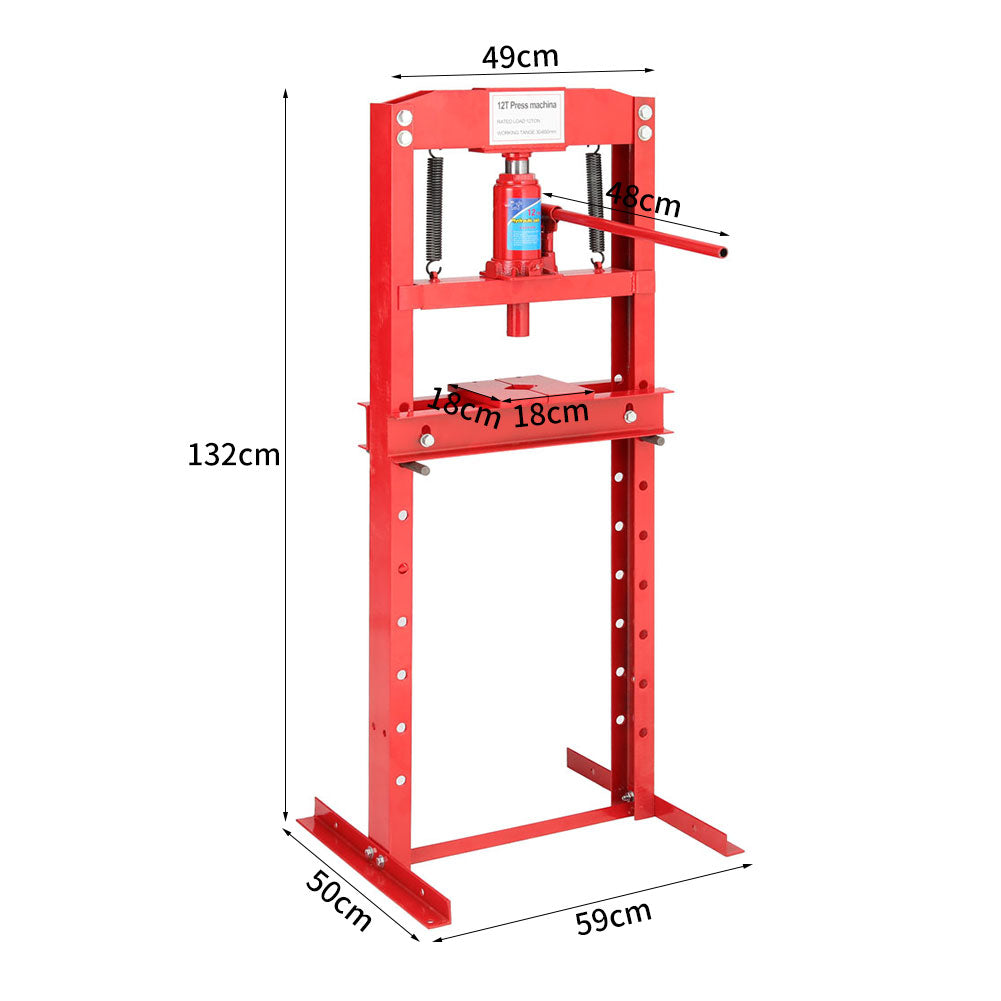 12 Ton Floor Standing Hydraulic Press