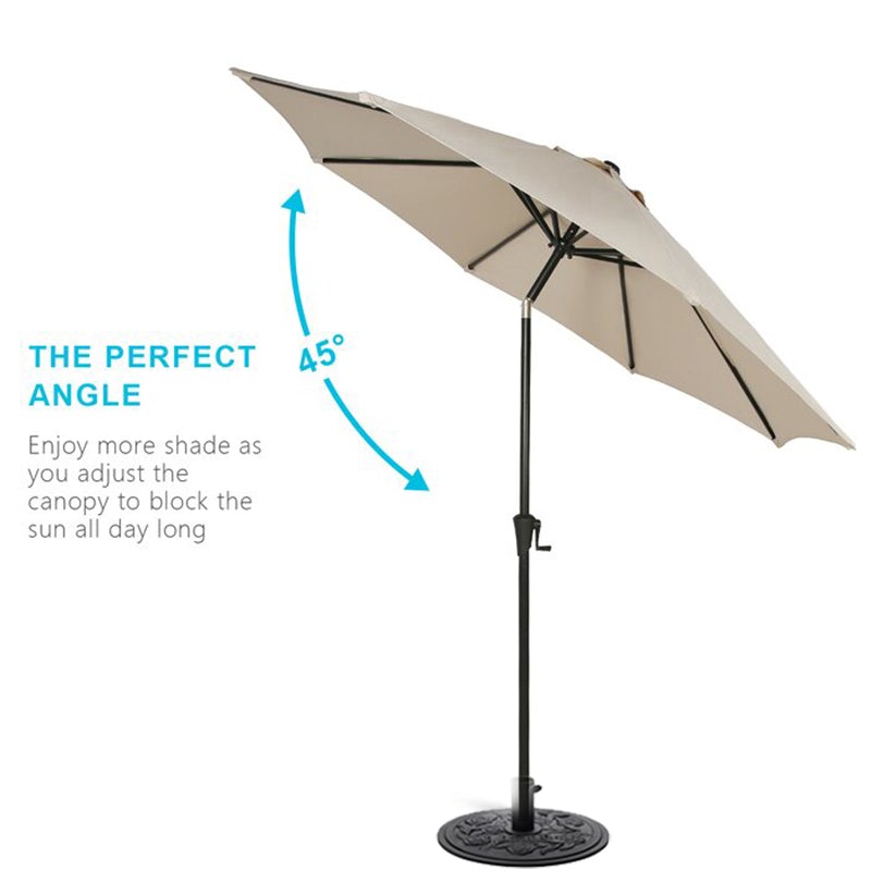 3M Sunshade Parasol Umbrella Easy Tilt Parasols   