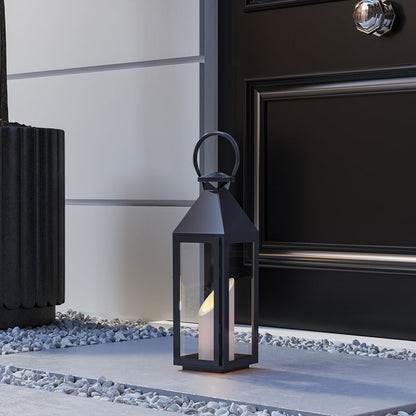 Black Stainless Steel Candle Lanterns