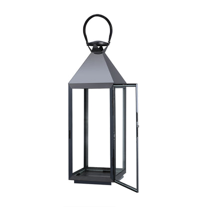 Black Stainless Steel Candle Lanterns