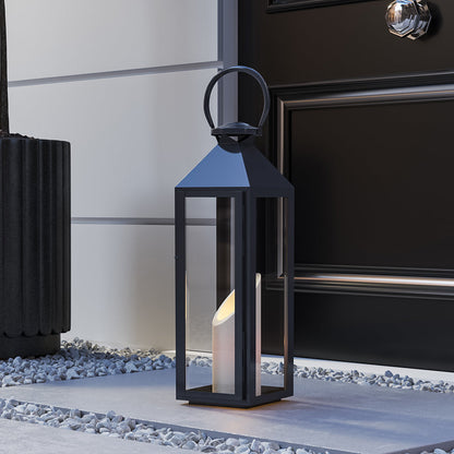 Black Stainless Steel Candle Lanterns