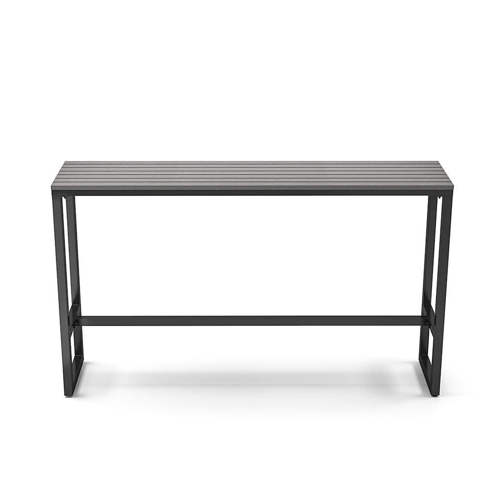 105CM Height Grey Outdoor Bar Table