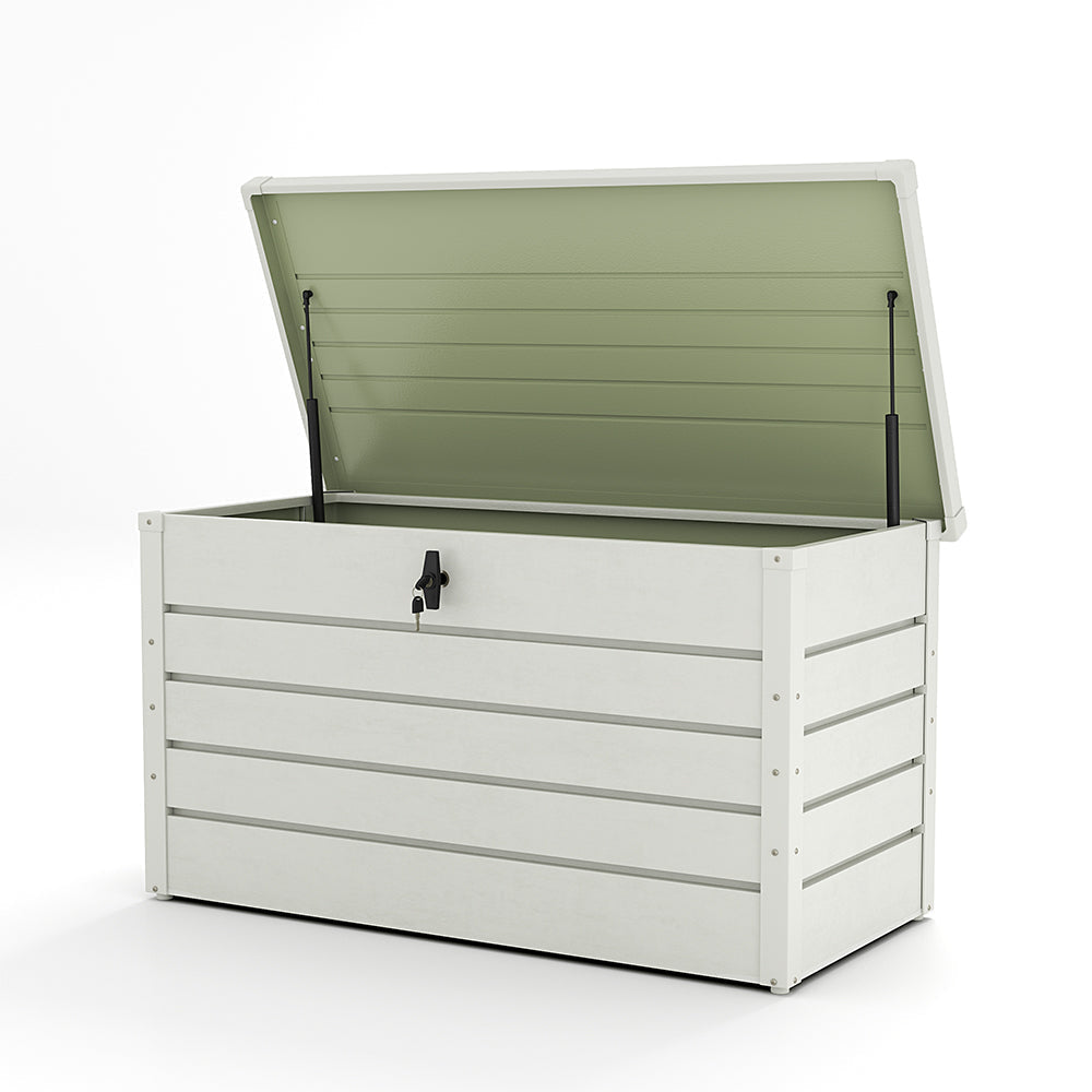 Garden Steel Box 300L Patio Waterproof Storage Box Garden Storages & Greenhouses Garden Sanctuary 