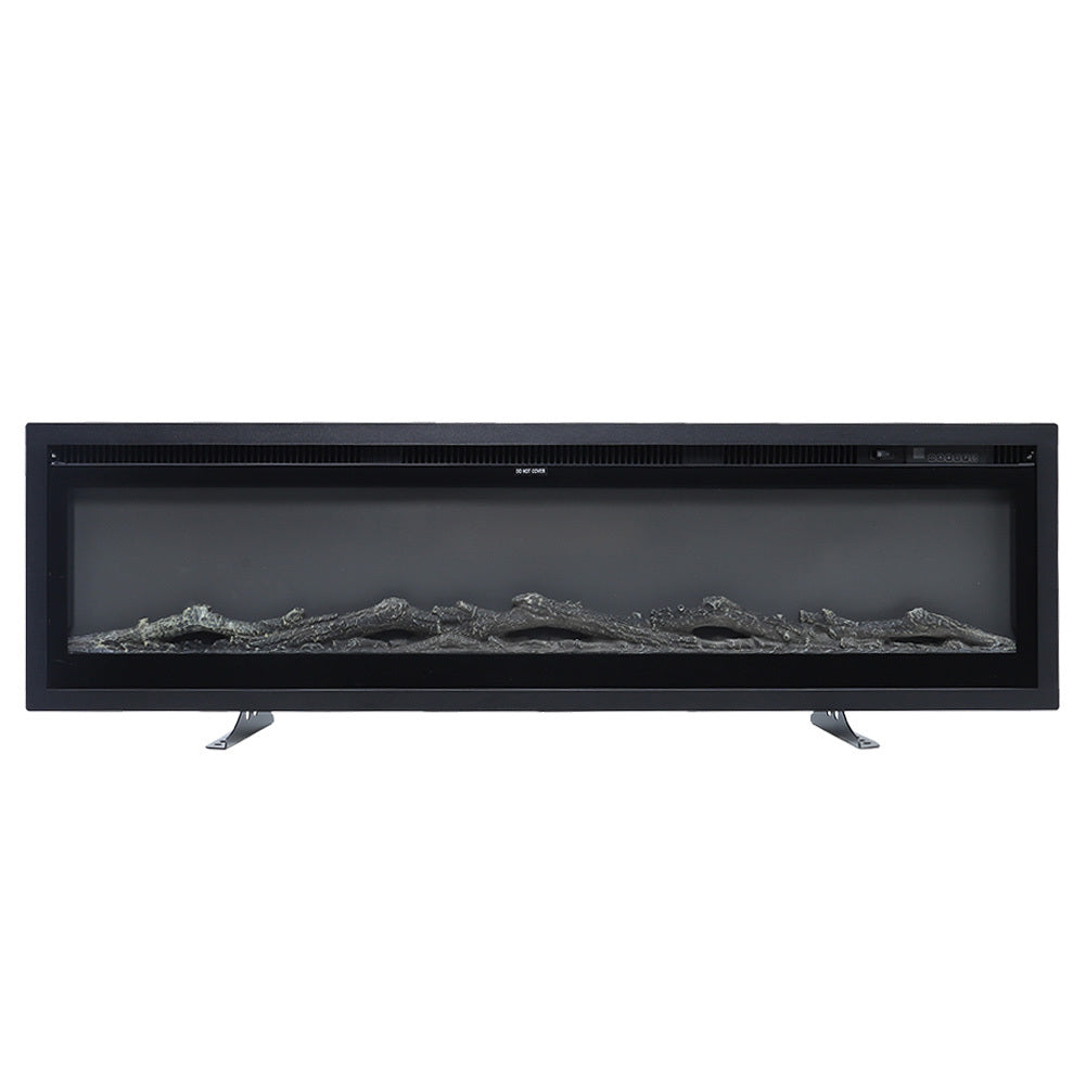 40/50/60 Inch Insert/Wall Mounted Electric LED Fireplace Fire Heater with 9 Flames Mode