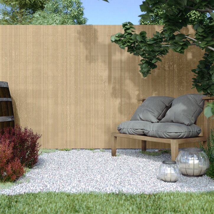 Yellow Garden Fence Outdoor Privacy Screen Garden Fences   1 x 3 m 