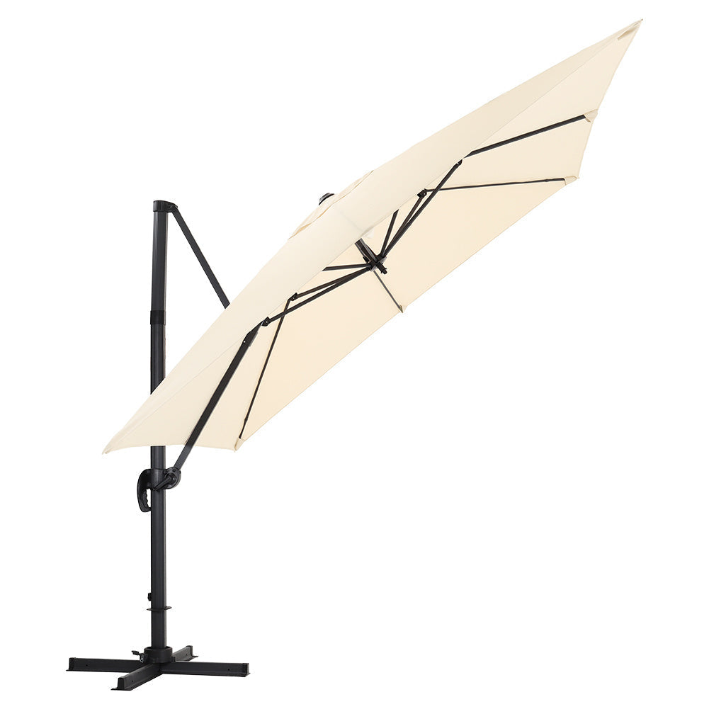 Square Outdoor Cantilever Parasol Umbrella