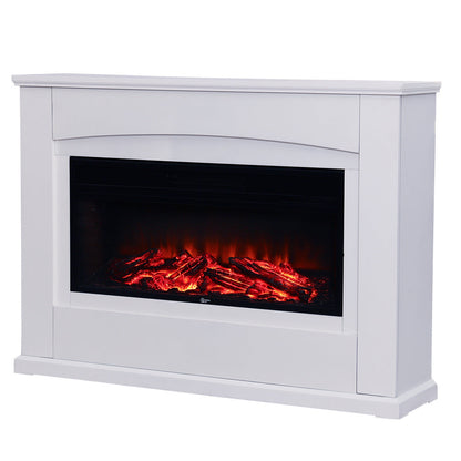 34 Inch Freestanding Fireplace Suite 1800W with Mantel