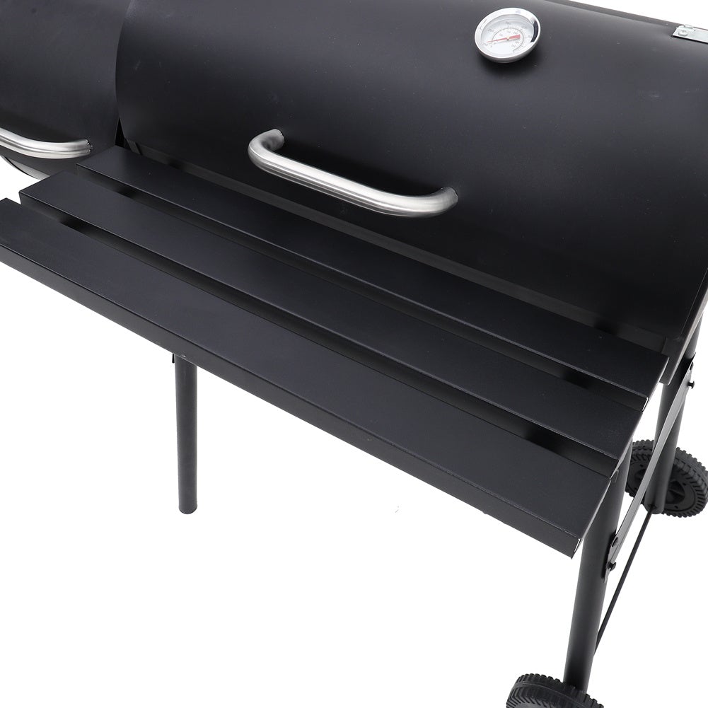 Charcoal BBQ Grill with Offset Smoker Garden BBQ Grill   