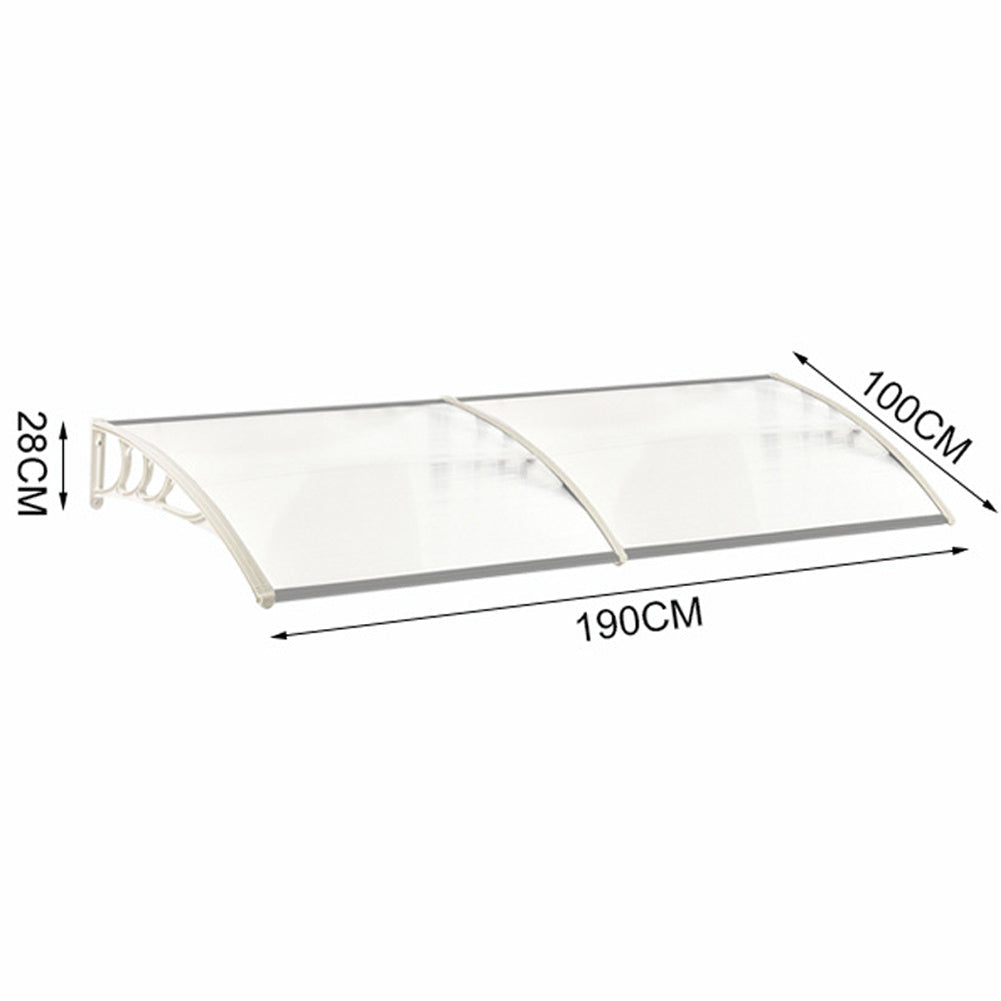 Outdoor Curved Shielded Rain Shelter